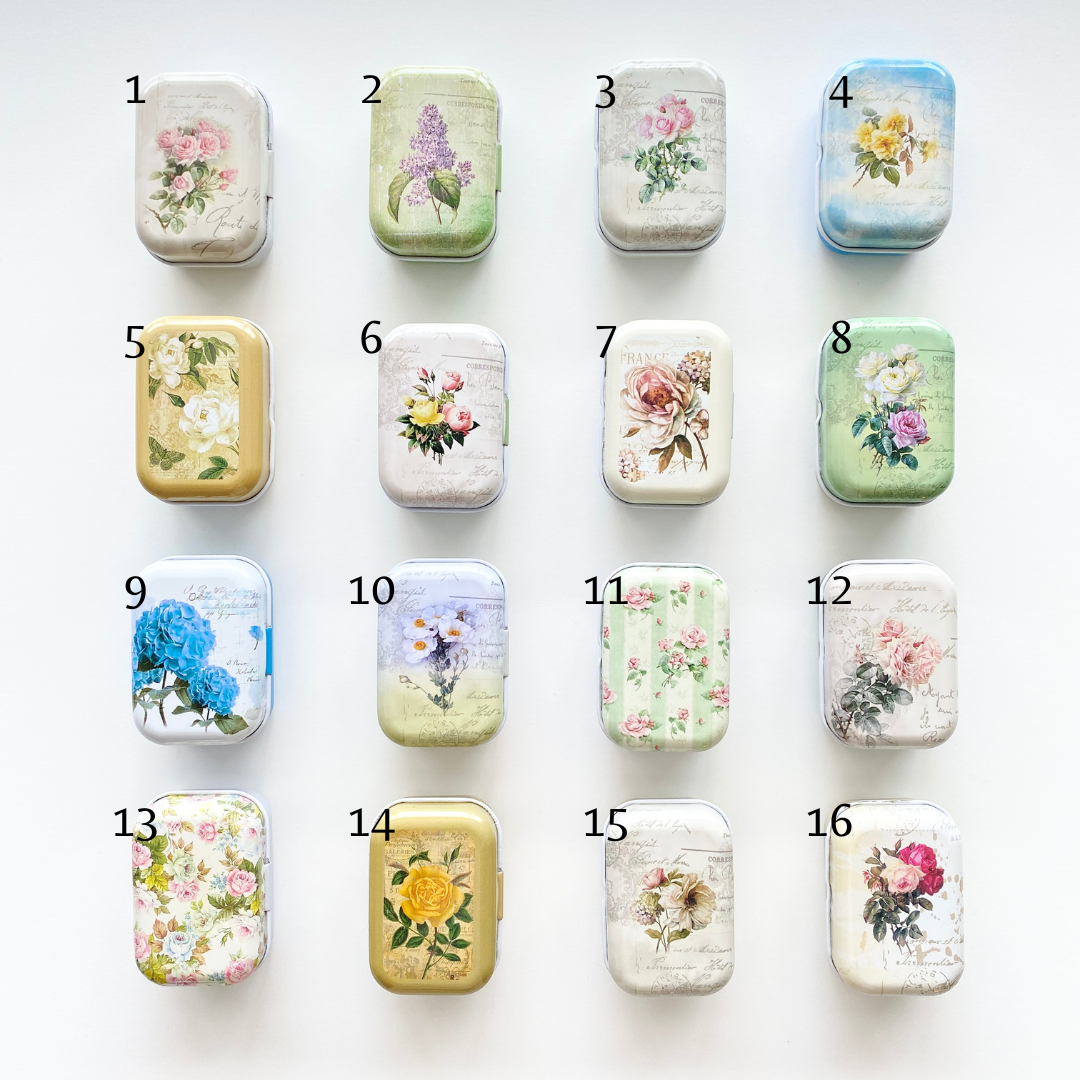 Floral Magnetic Needle Case - #10