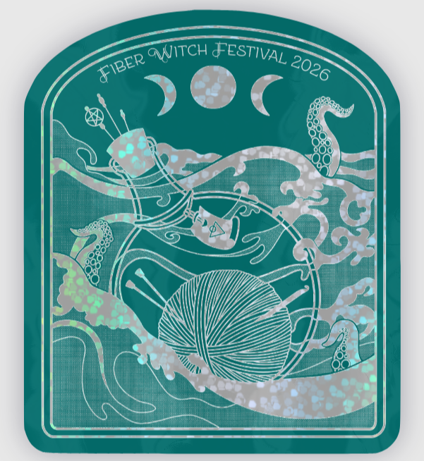 Holographic 2026 Fiber Witch Festival Sticker - Song of the Sea