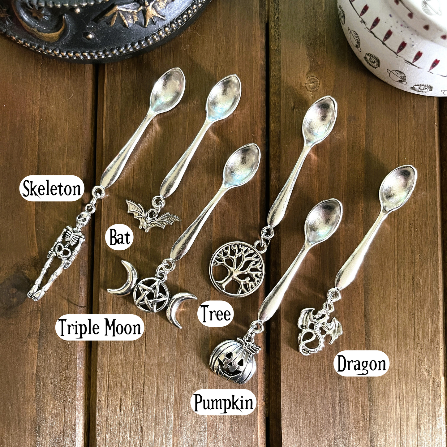 Pentacle Witchy Charm Spoons