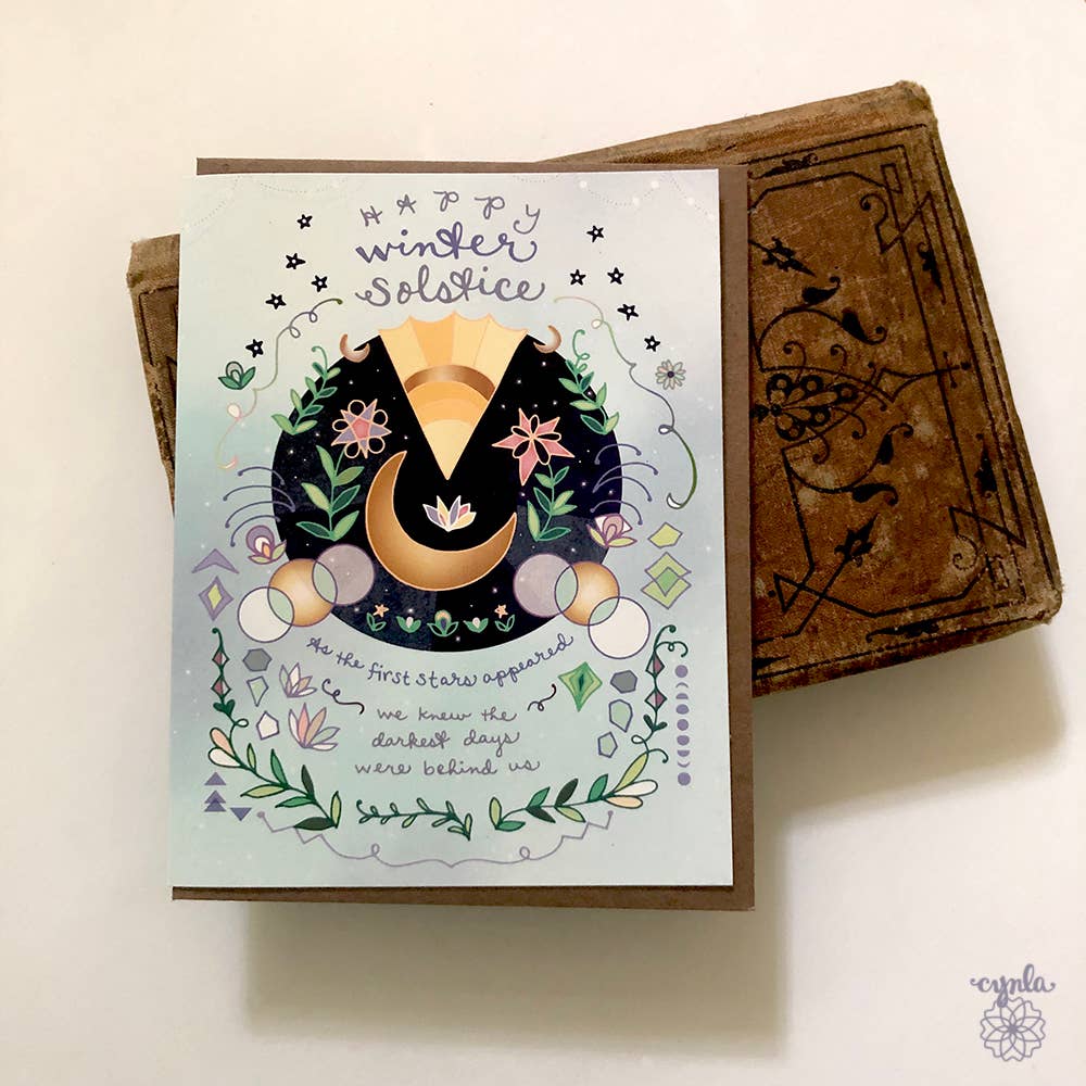 Happy Winter Solstice Card
