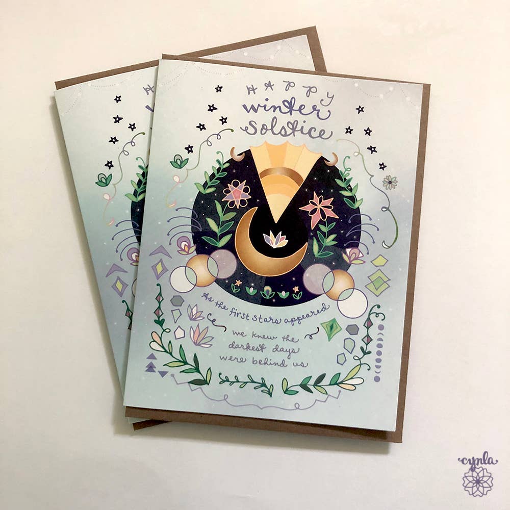 Happy Winter Solstice Card