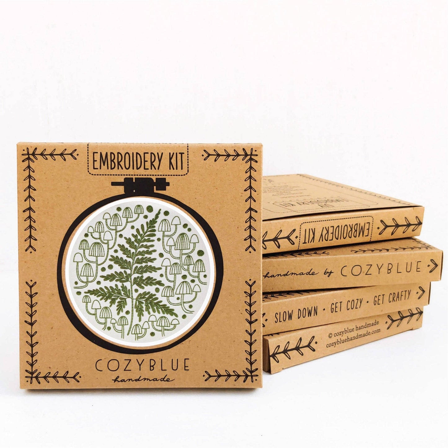 Fern + Friends - Cozyblue Handmade Embroidery Kit