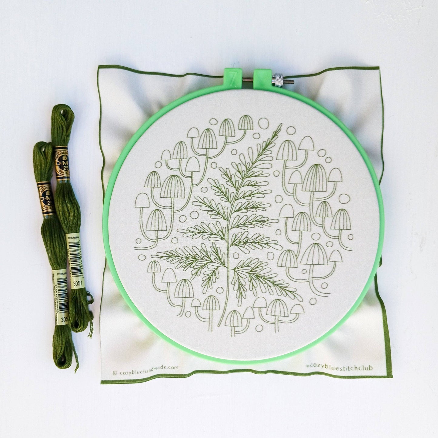 Fern + Friends - Cozyblue Handmade Embroidery Kit