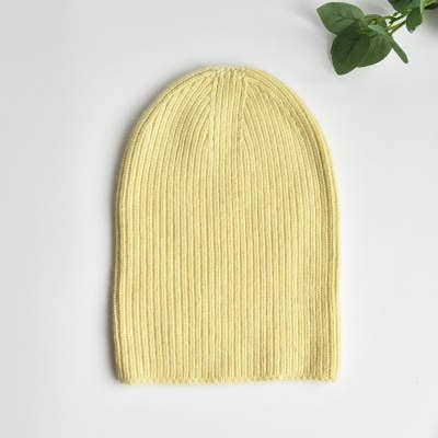 Black Cashmere & Wool blend 3-in-1 Knit Hat