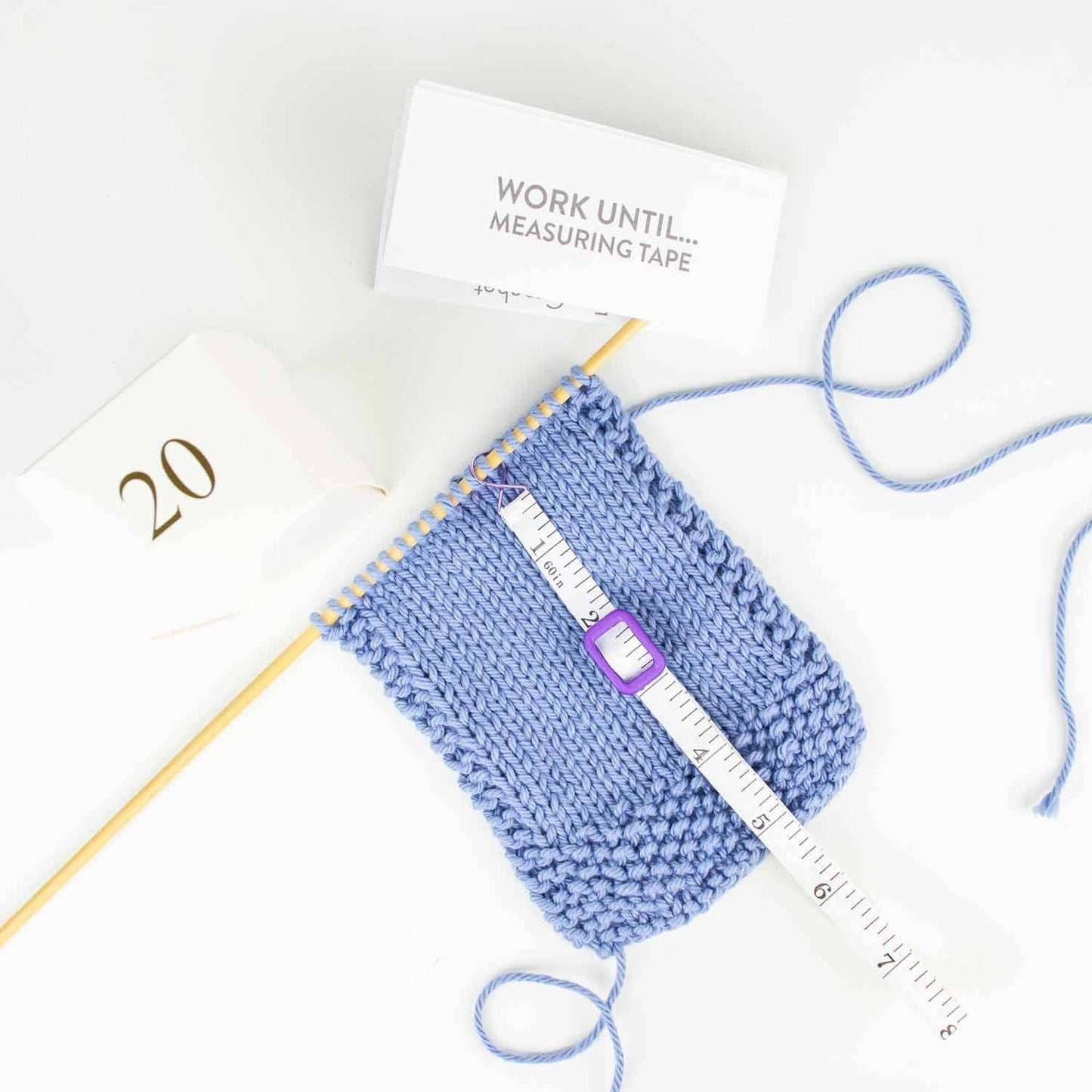 Work Until... Measuring Tape: Blue