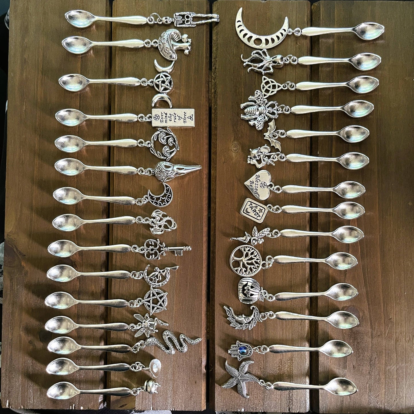Pentacle Witchy Charm Spoons