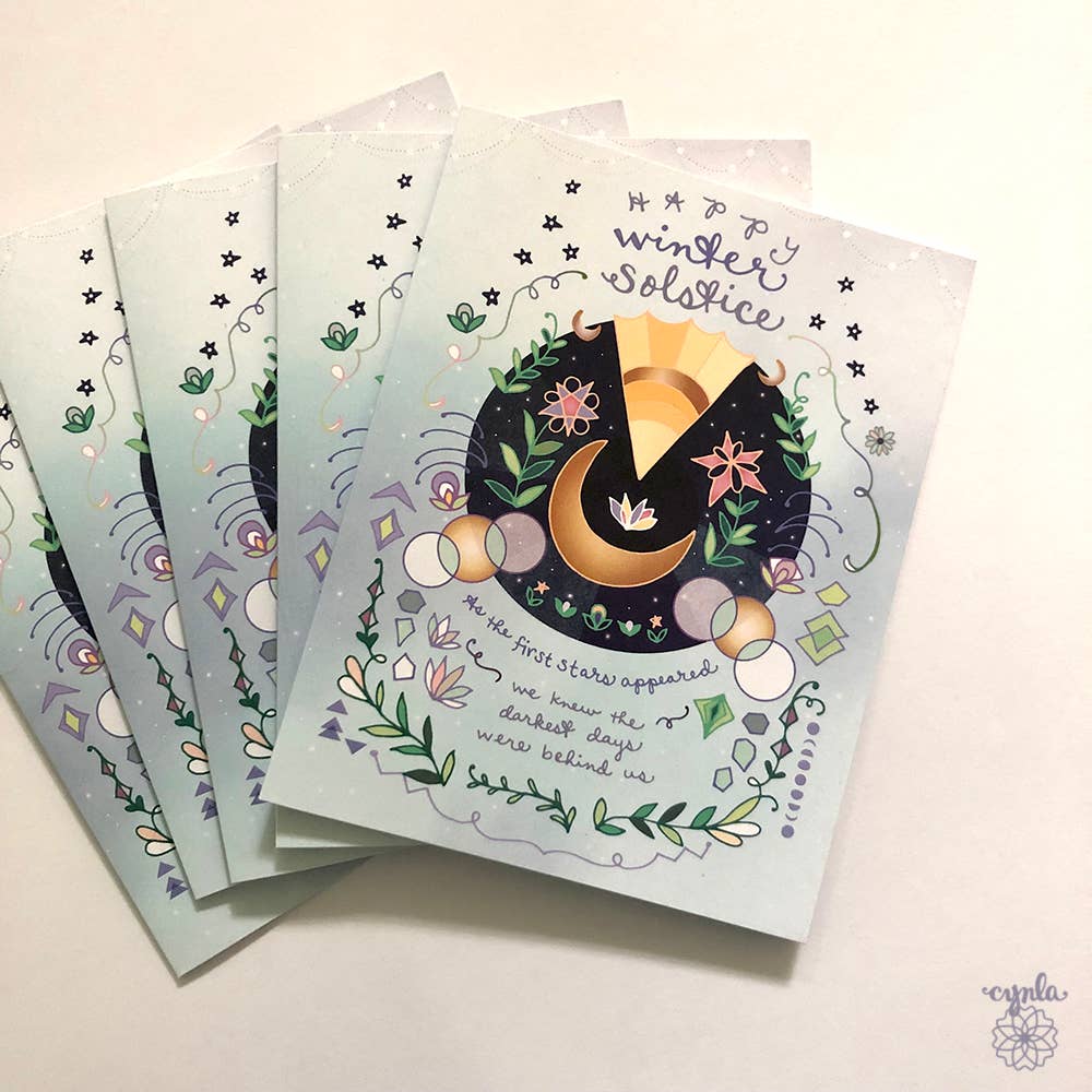 Happy Winter Solstice Card
