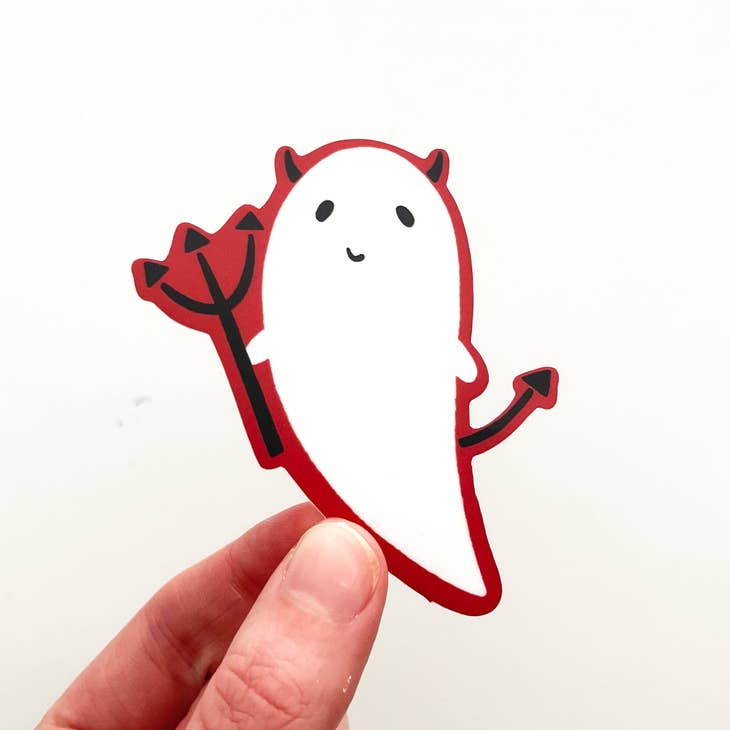 Devil Ghost Sticker
