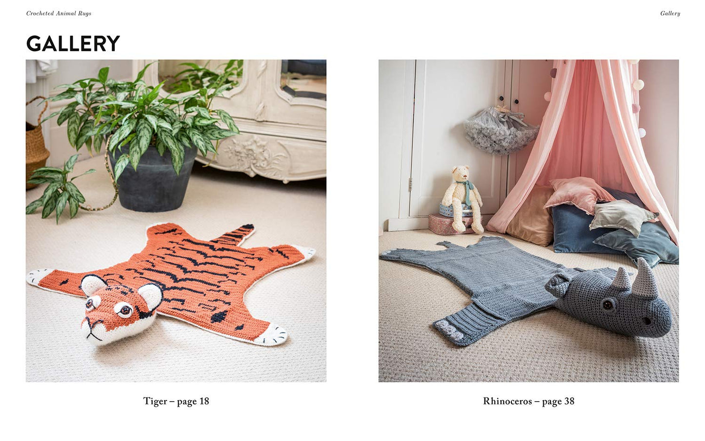 Crochet Animal Rugs by Vanessa Mooncie