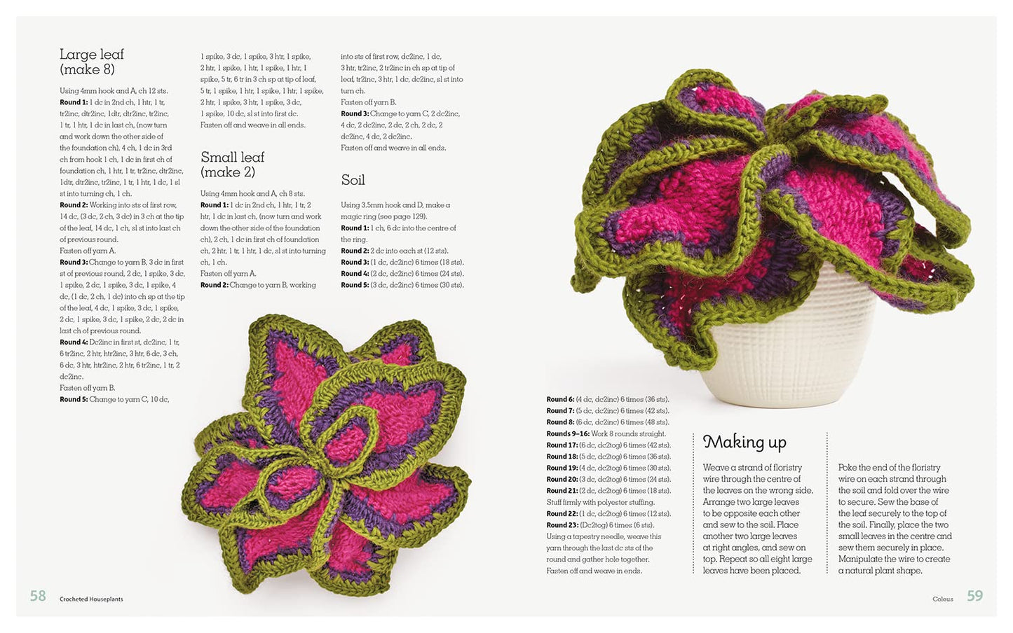 Crocheted Houseplants: Beautiful flora to make for your home