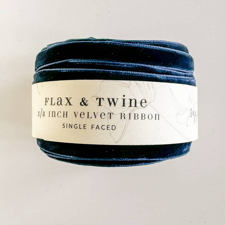 Flax & Twine Velvet Ribbon