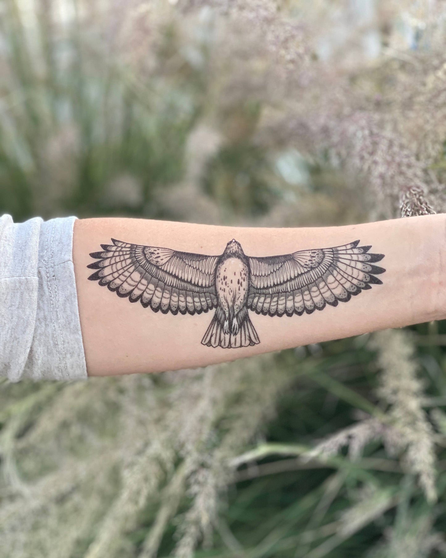 Hawk Temporary Tattoo: 1-Pack