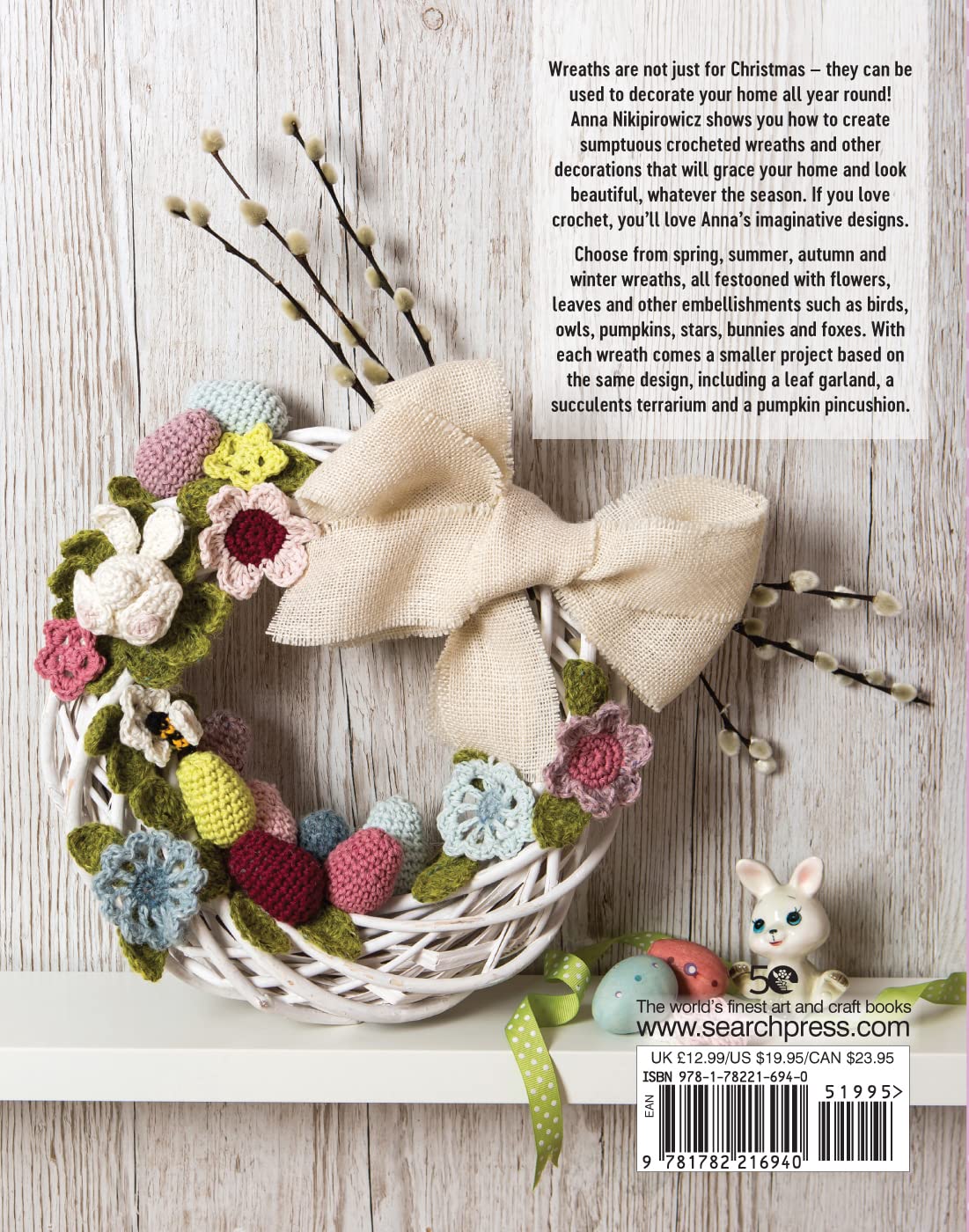 Crocheted Wreaths for the Home by Anna Nikipirowicz