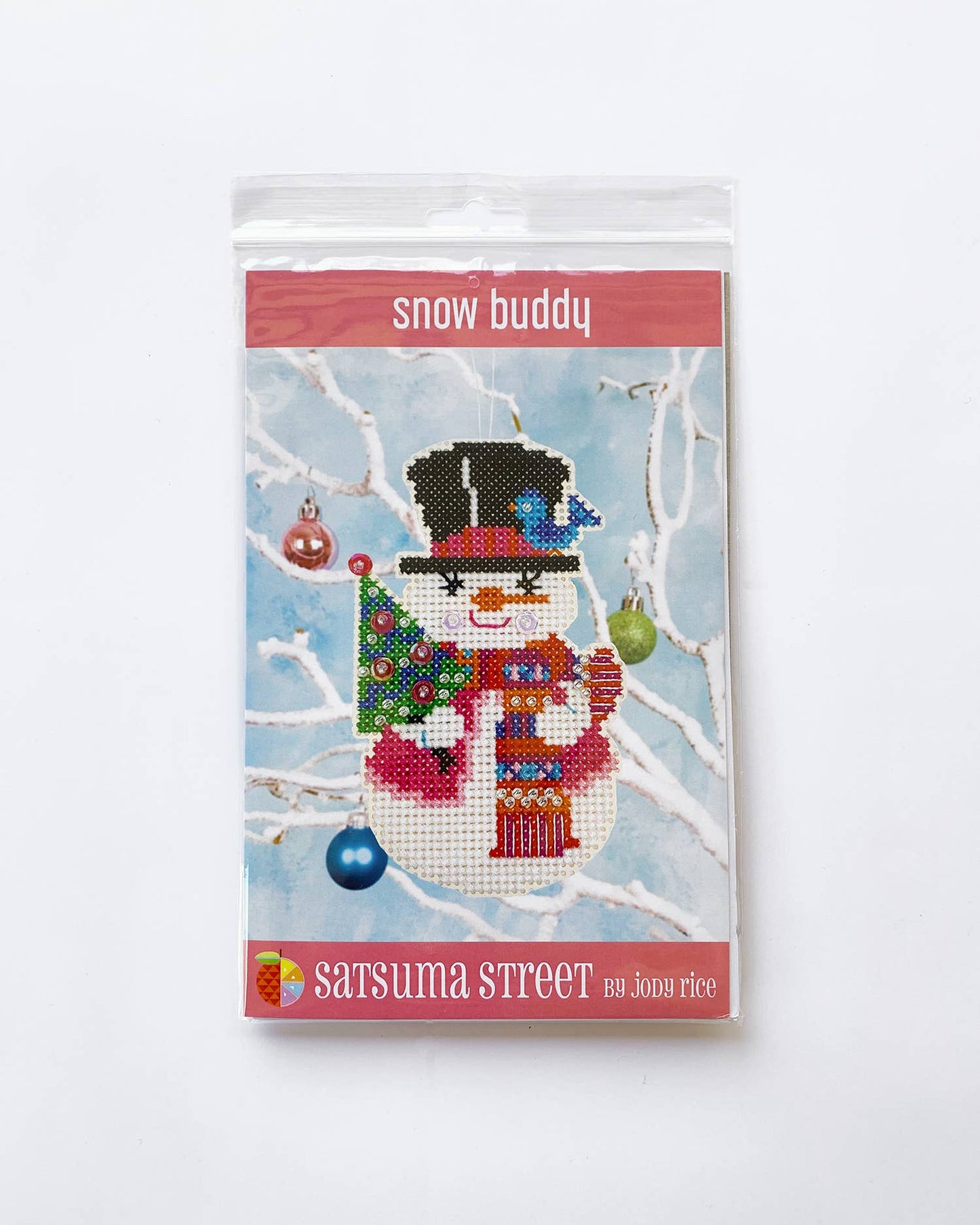 Snow Buddy - Cross Stitch Ornament Kit