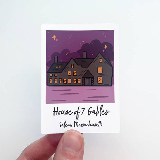 House of 7 Gables Polaroid Sticker