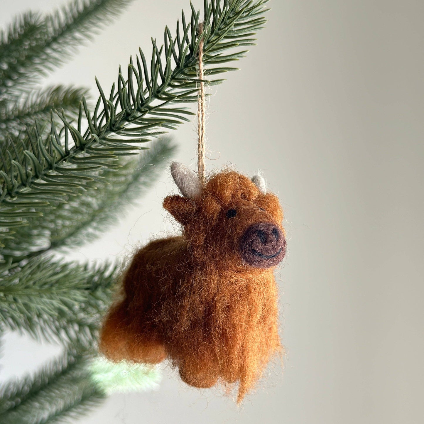 Highland Cow - Felt Hanging Ornament