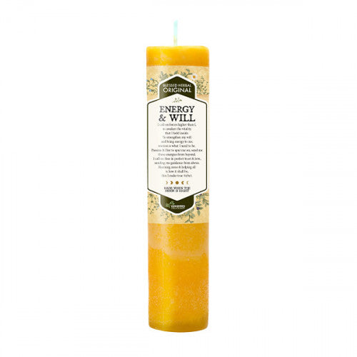 Blessed Herbal Spell Candles - Slightly damaged