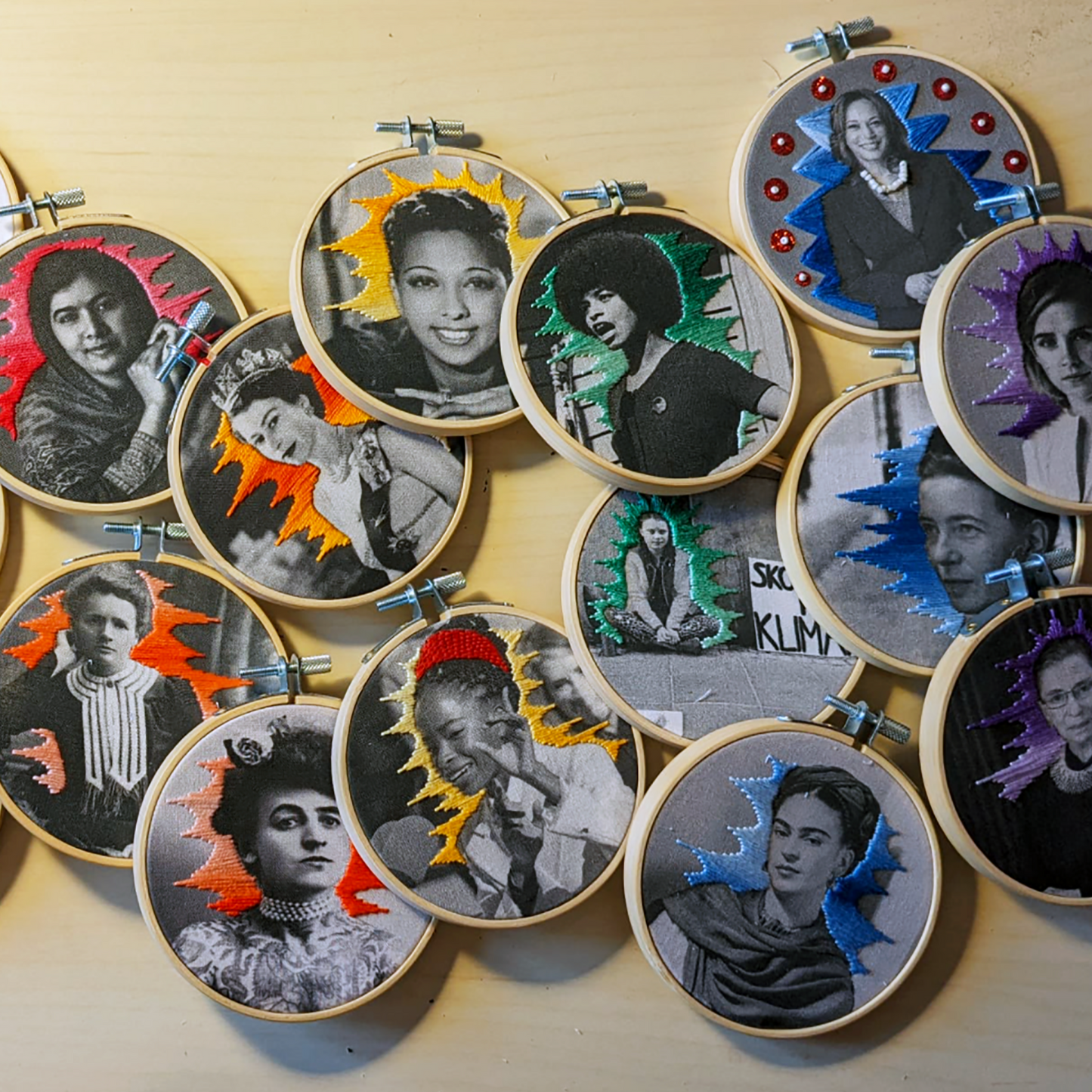 LAST CHANCE - Heroes Embroidery Kit By Le Comptoir