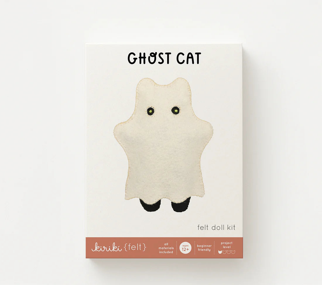 Ghost Cat - Felt Doll Kit