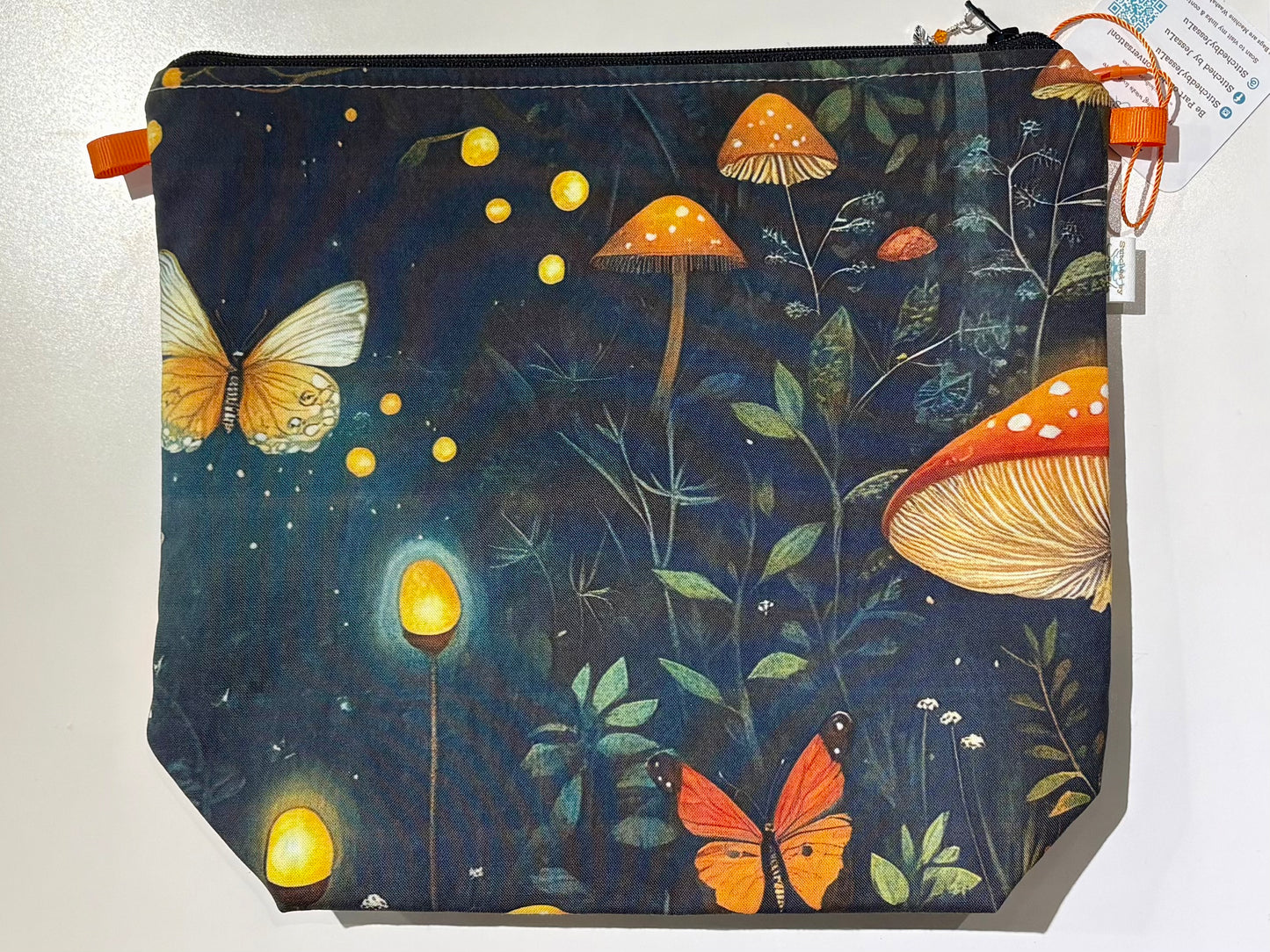 Limited Edition Mushrooms with Moths by Stitched by JessaLu