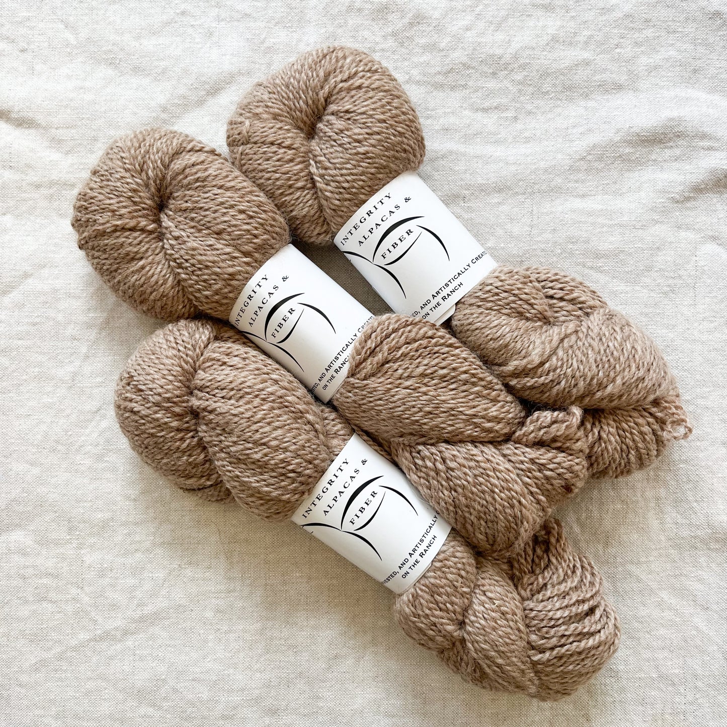 Integrity Alpacas Worsted Weight Alpaca - Natural Tan