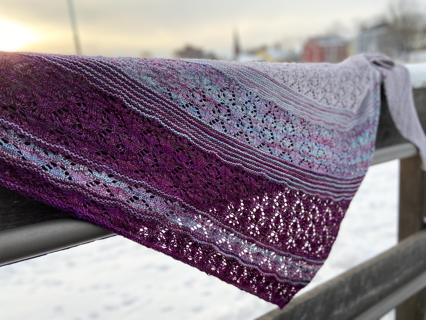 Diamond Dust Shawl Knitting Kit