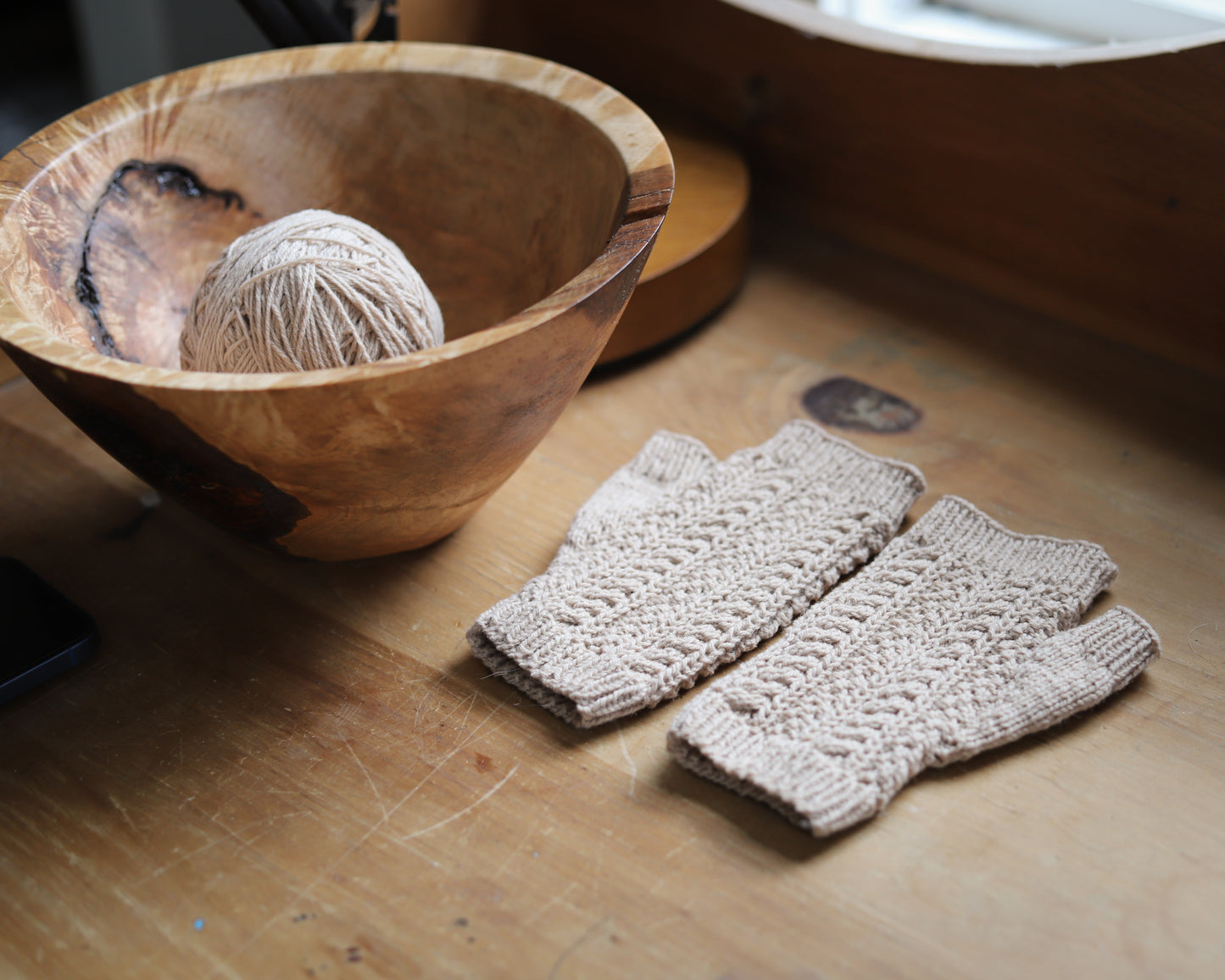 Compendium Mitts Knitting Kit