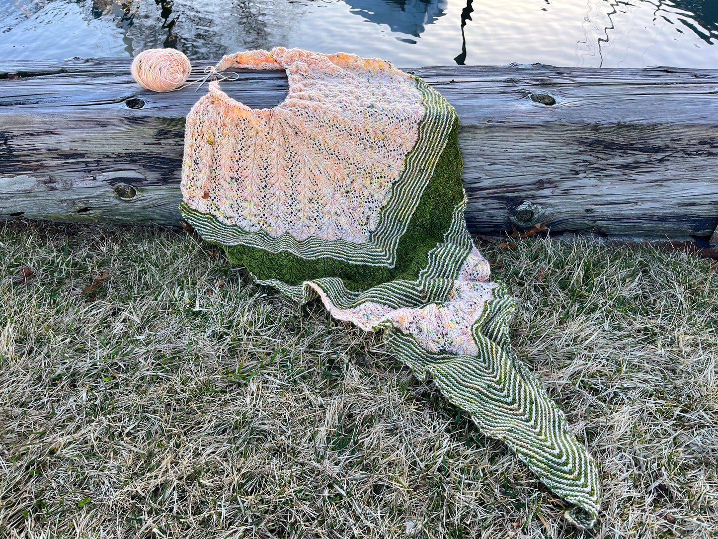 Savanna Shawl Knitting Pattern - Digital Download