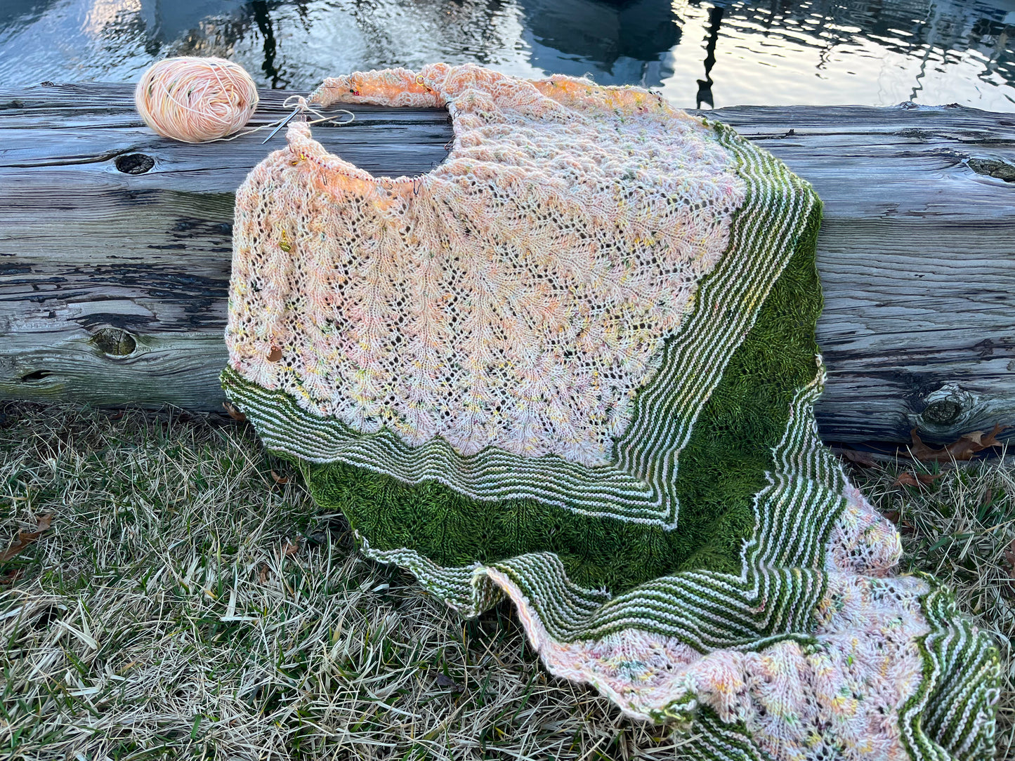 Savanna Shawl Knitting Pattern - Digital Download