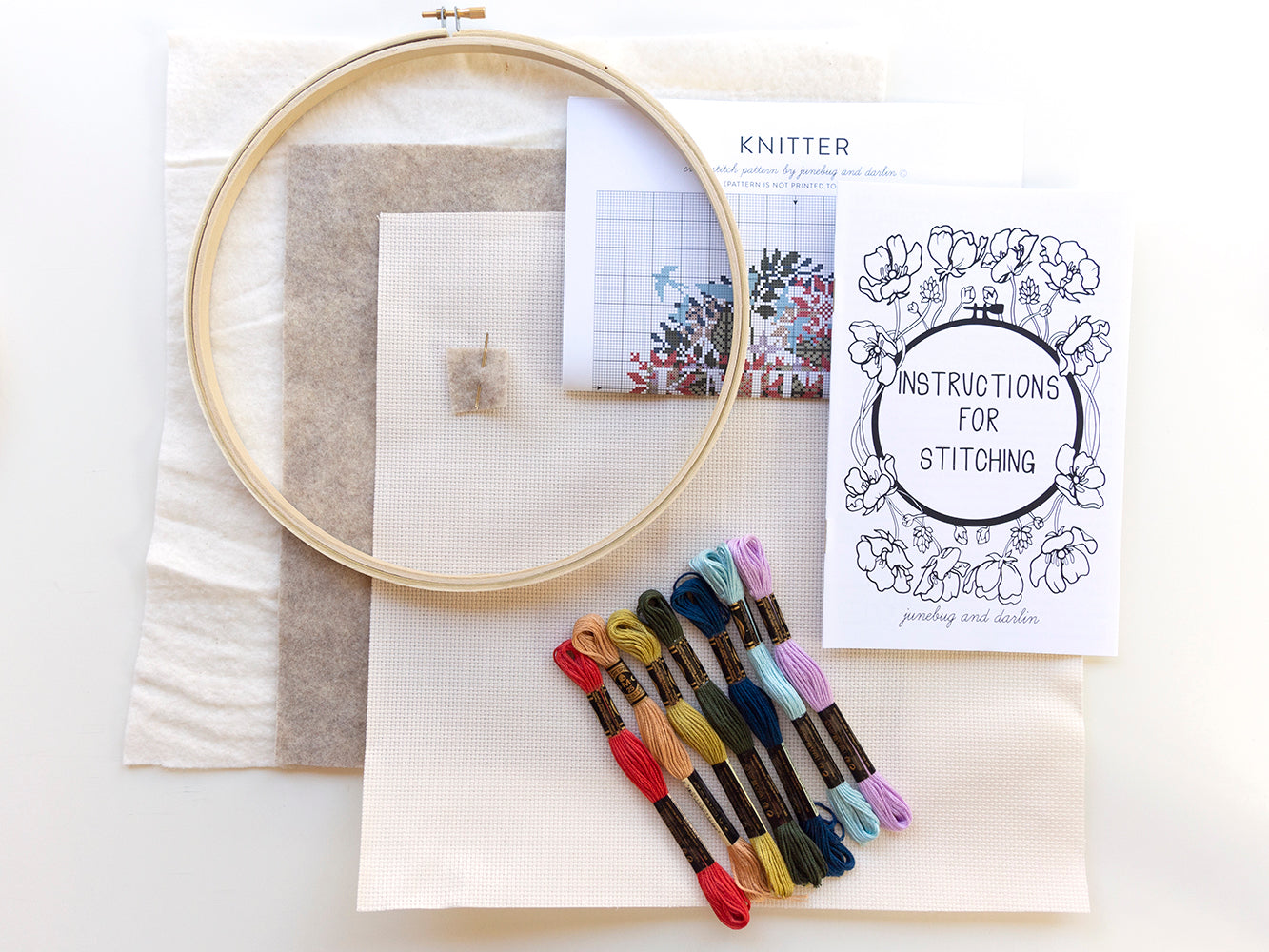 Knitter Cross Stitch Kit