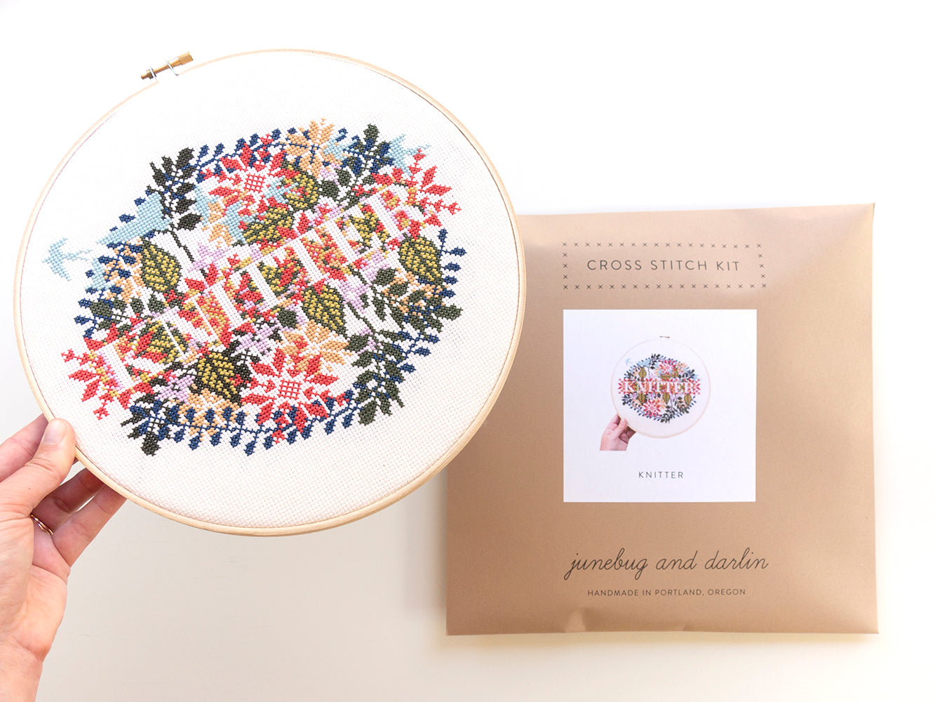 Knitter Cross Stitch Kit