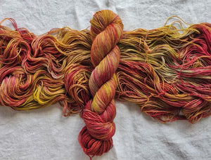 Toil & Trouble Yak Skellington - Merino Yak Sock