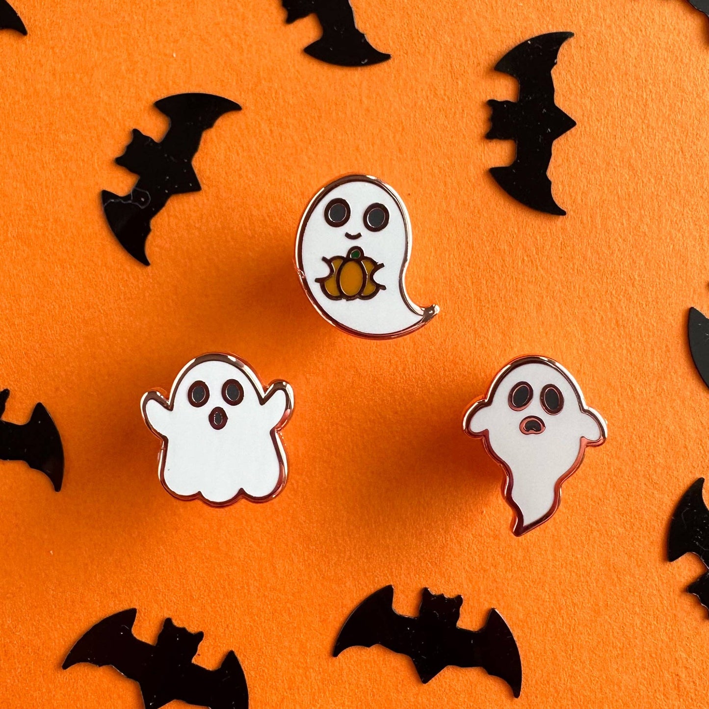 Mini Ghost Mini Enamel Pin Pack