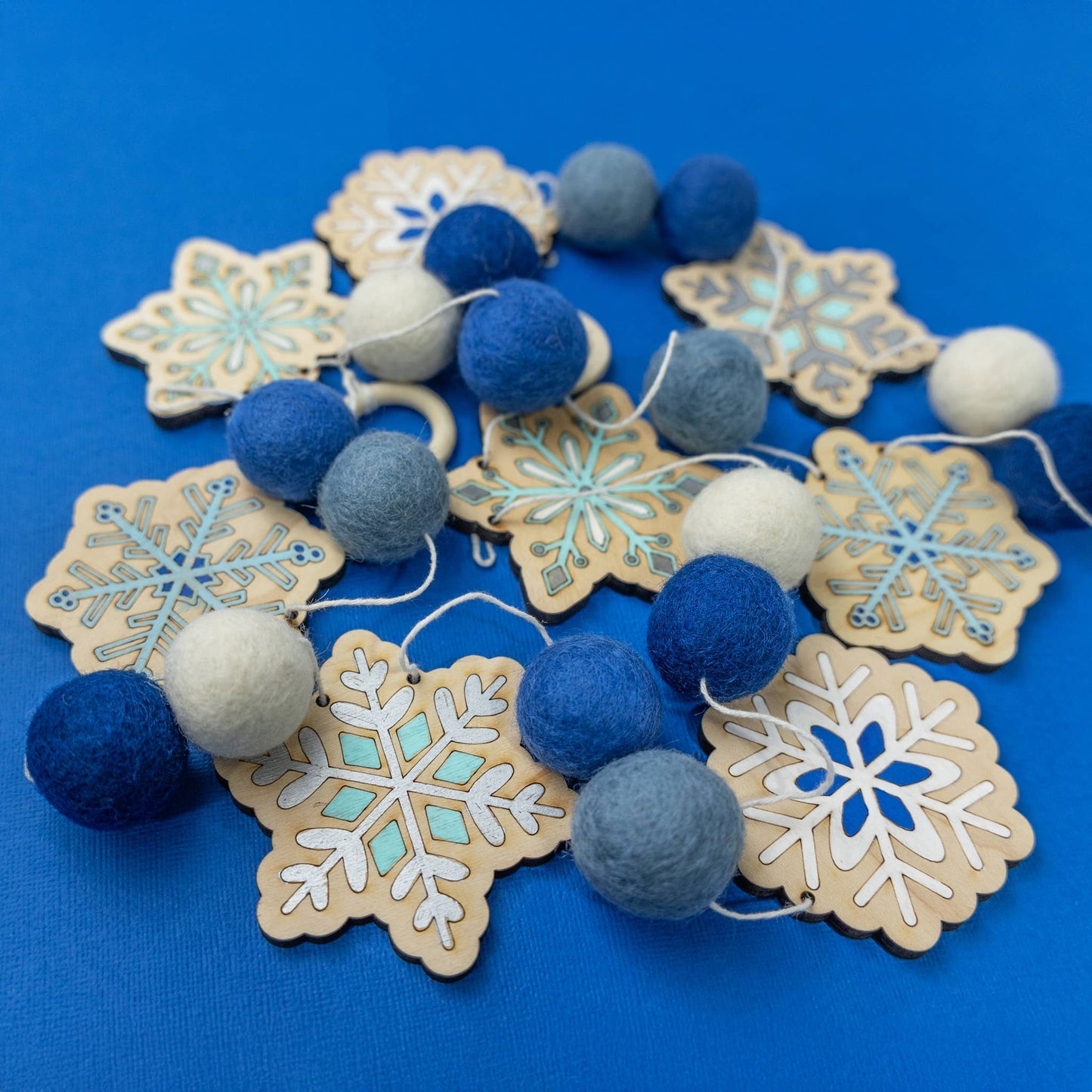 Snowflake DIY Garland Craft Kit