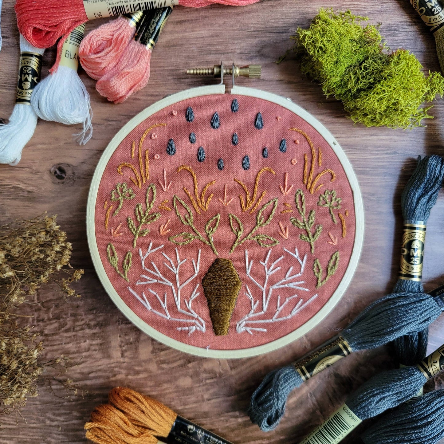 Decorative Coffin Embroidery Kit