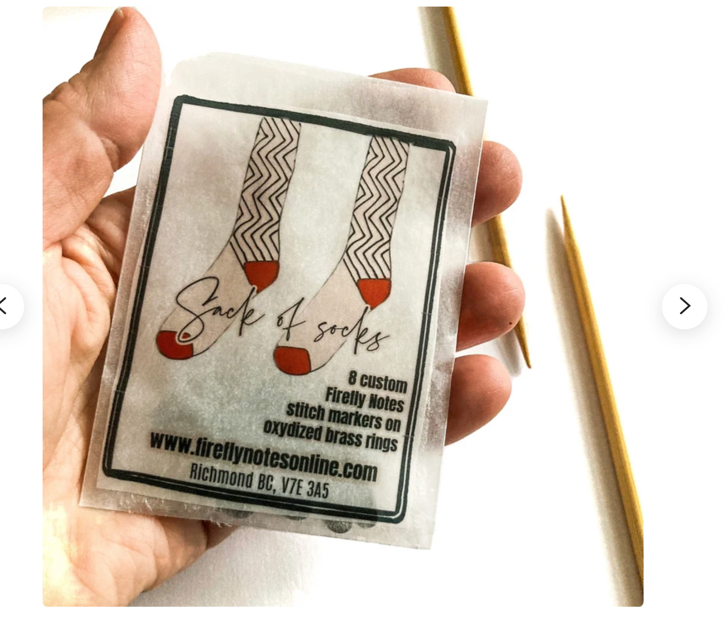 Sack of Sock Stitch Marker Set