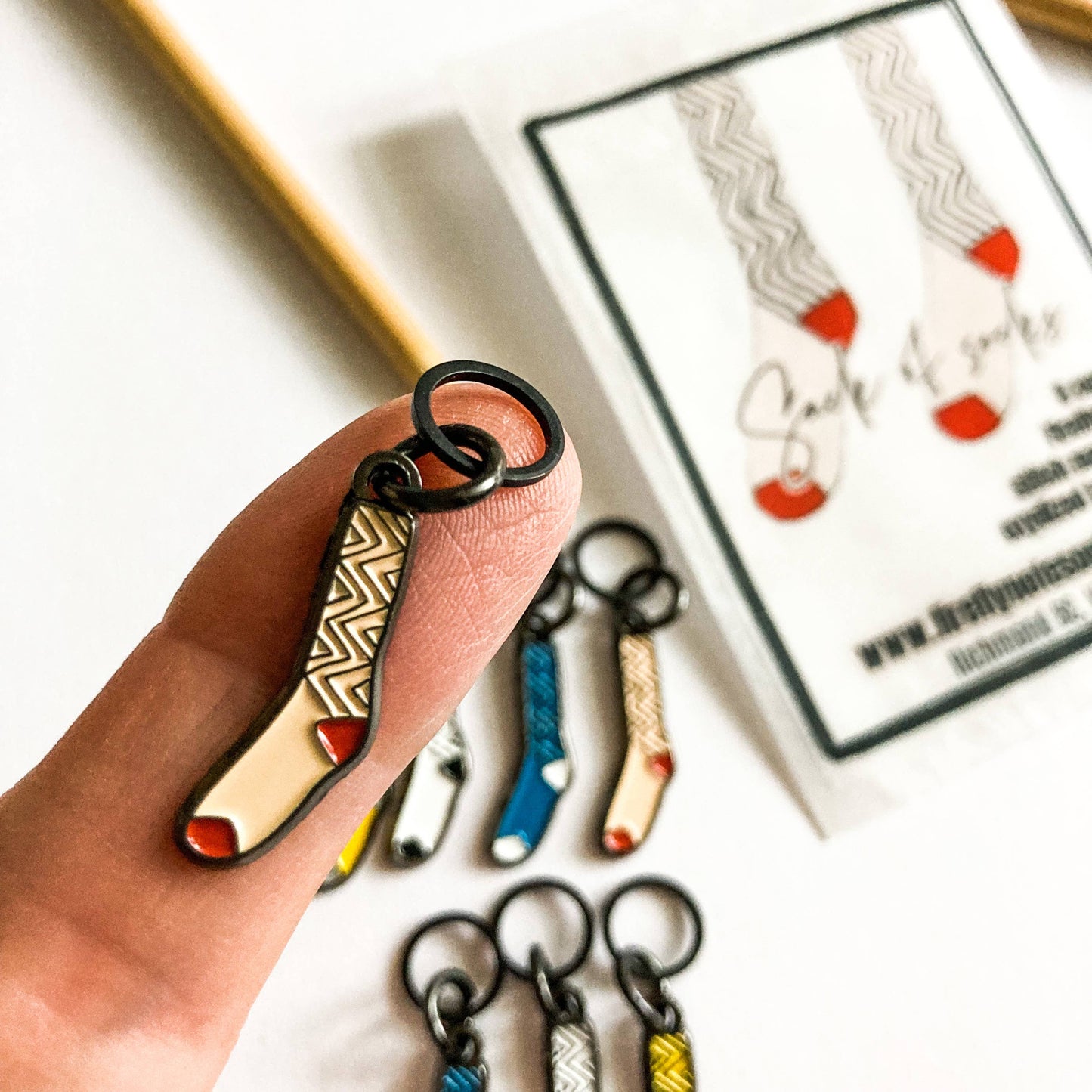 Sack of Sock Stitch Marker Set