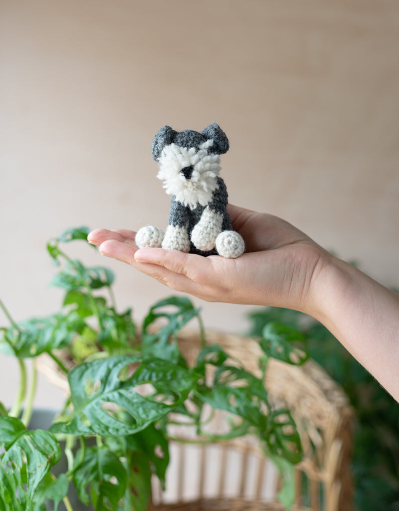 Mini Romeo the Schnauzer Crochet Kit
