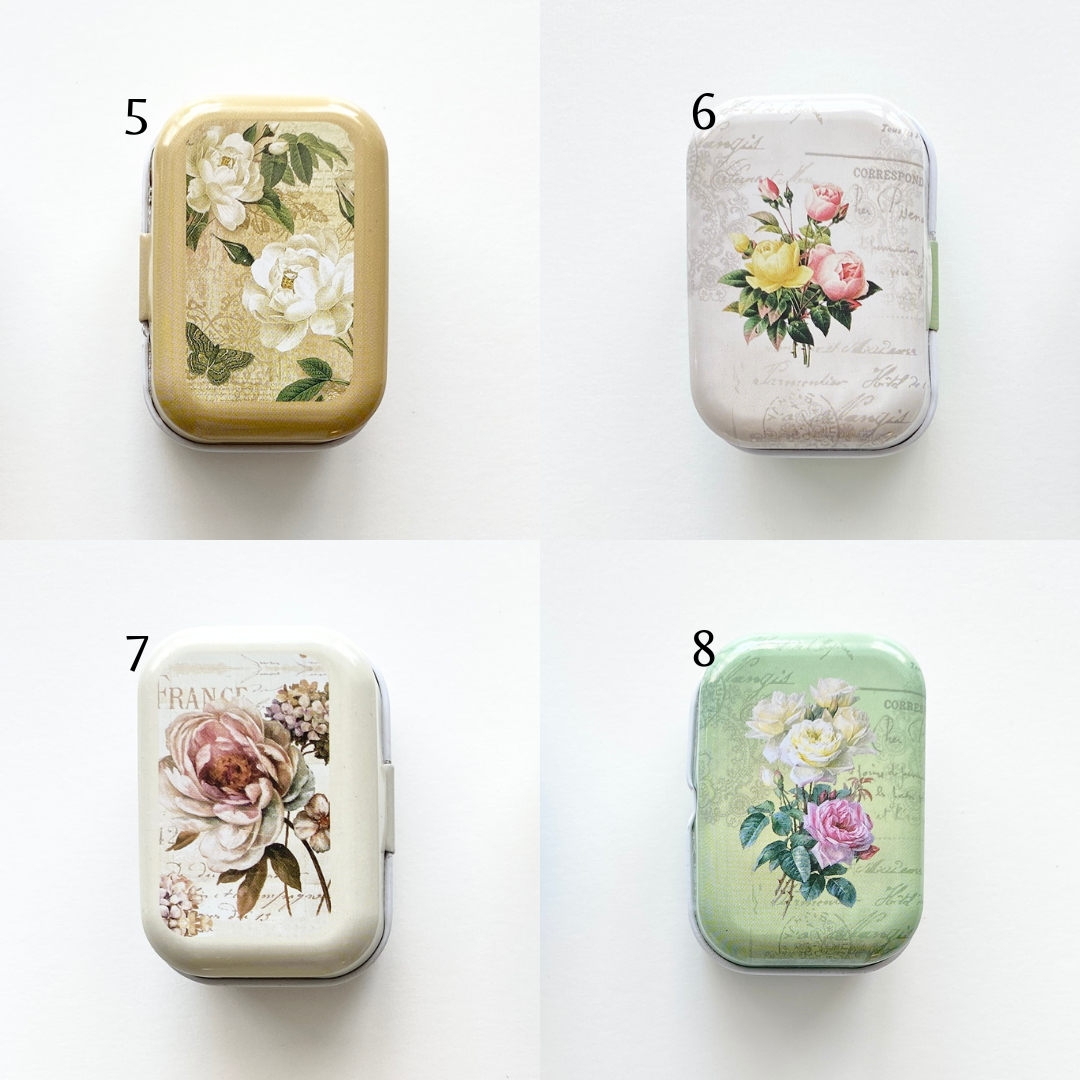 Floral Magnetic Needle Case - #12