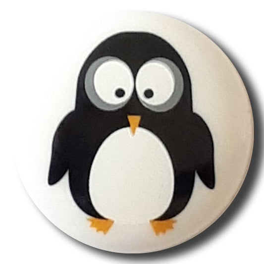 261314 - Penguin Button with Shank