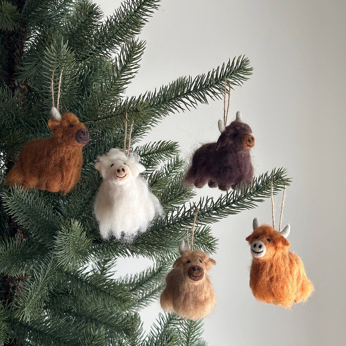 Highland Cow - Felt Hanging Ornament