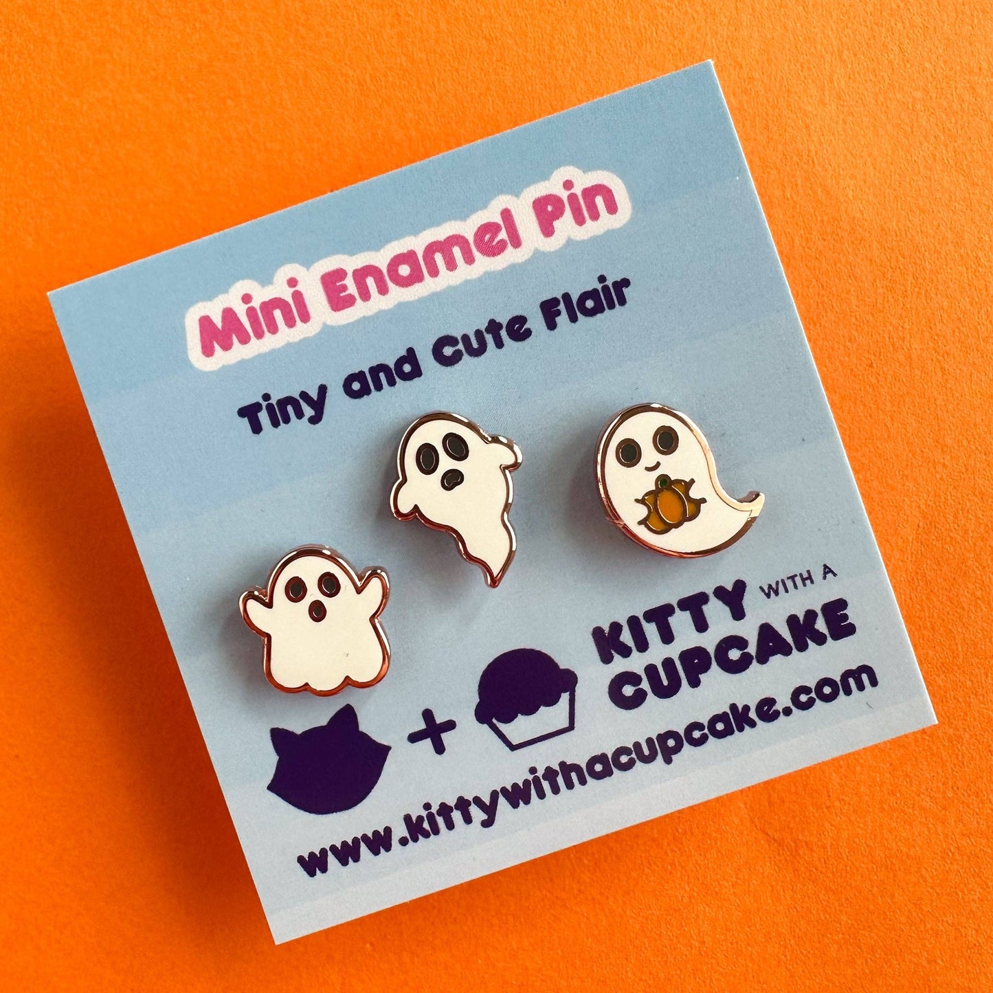 Mini Ghost Mini Enamel Pin Pack