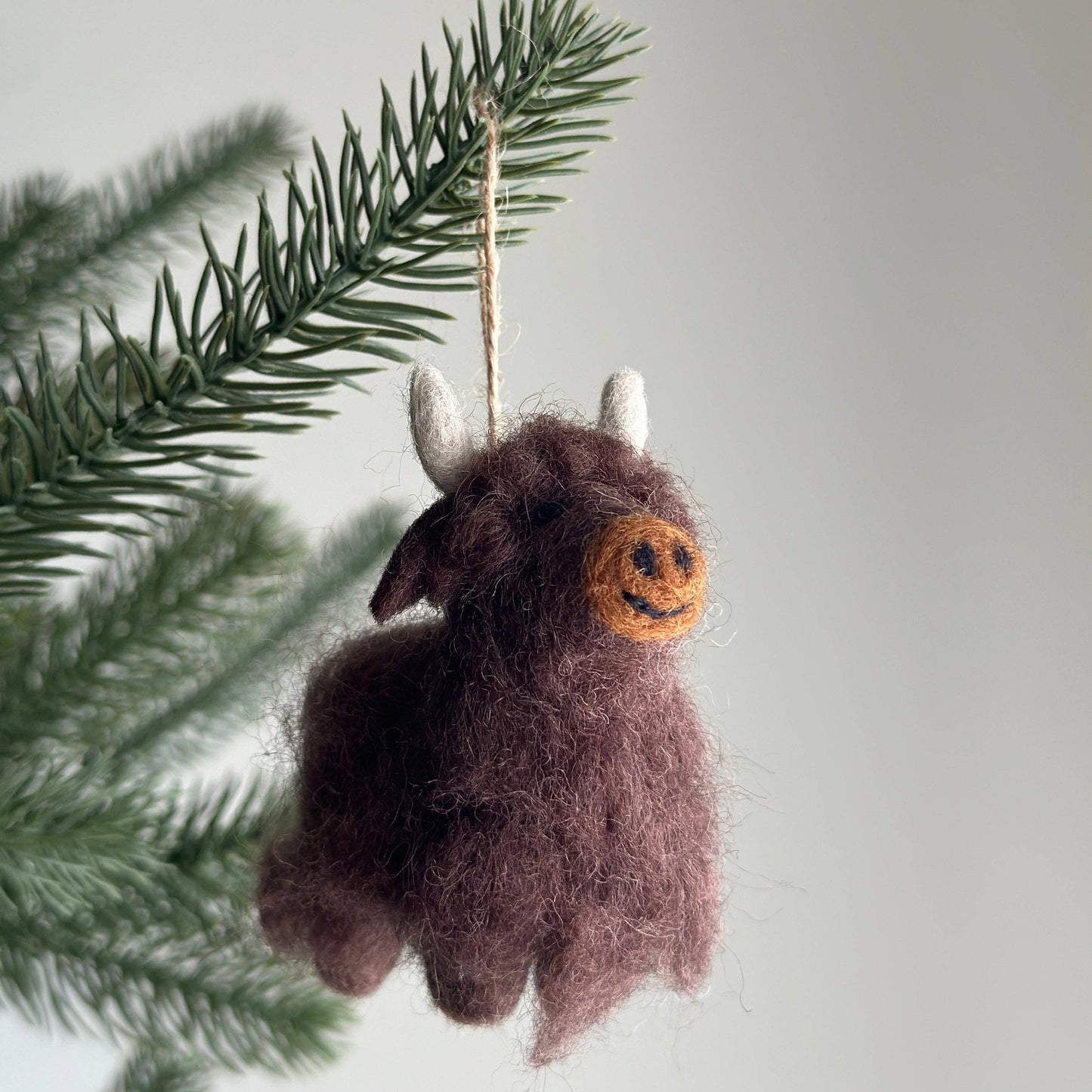 Highland Cow - Felt Hanging Ornament