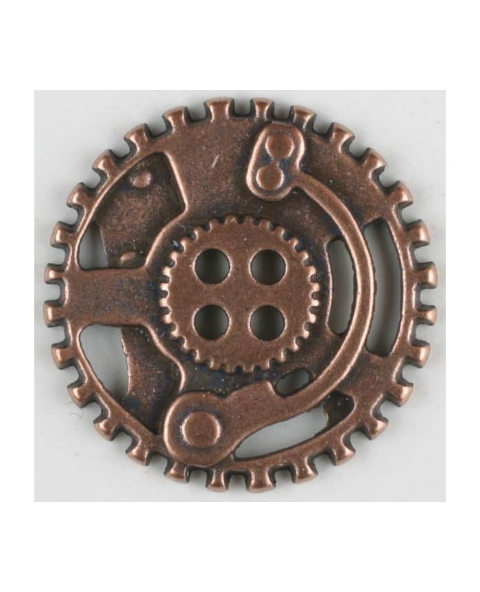 331079 - Copper Steampunk Button