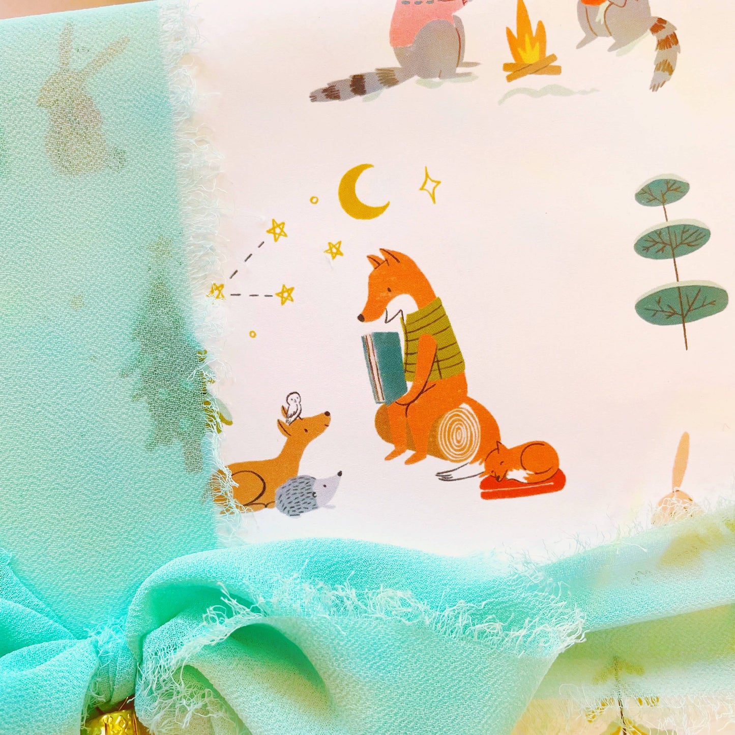 Woodland Animal Christmas Wrapping Paper- 3 sheet roll