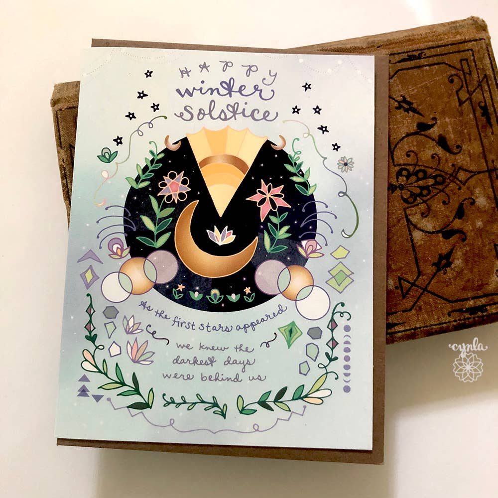 Happy Winter Solstice Card
