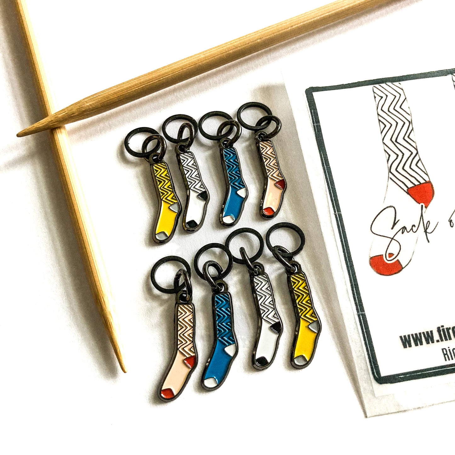 Sack of Sock Stitch Marker Set