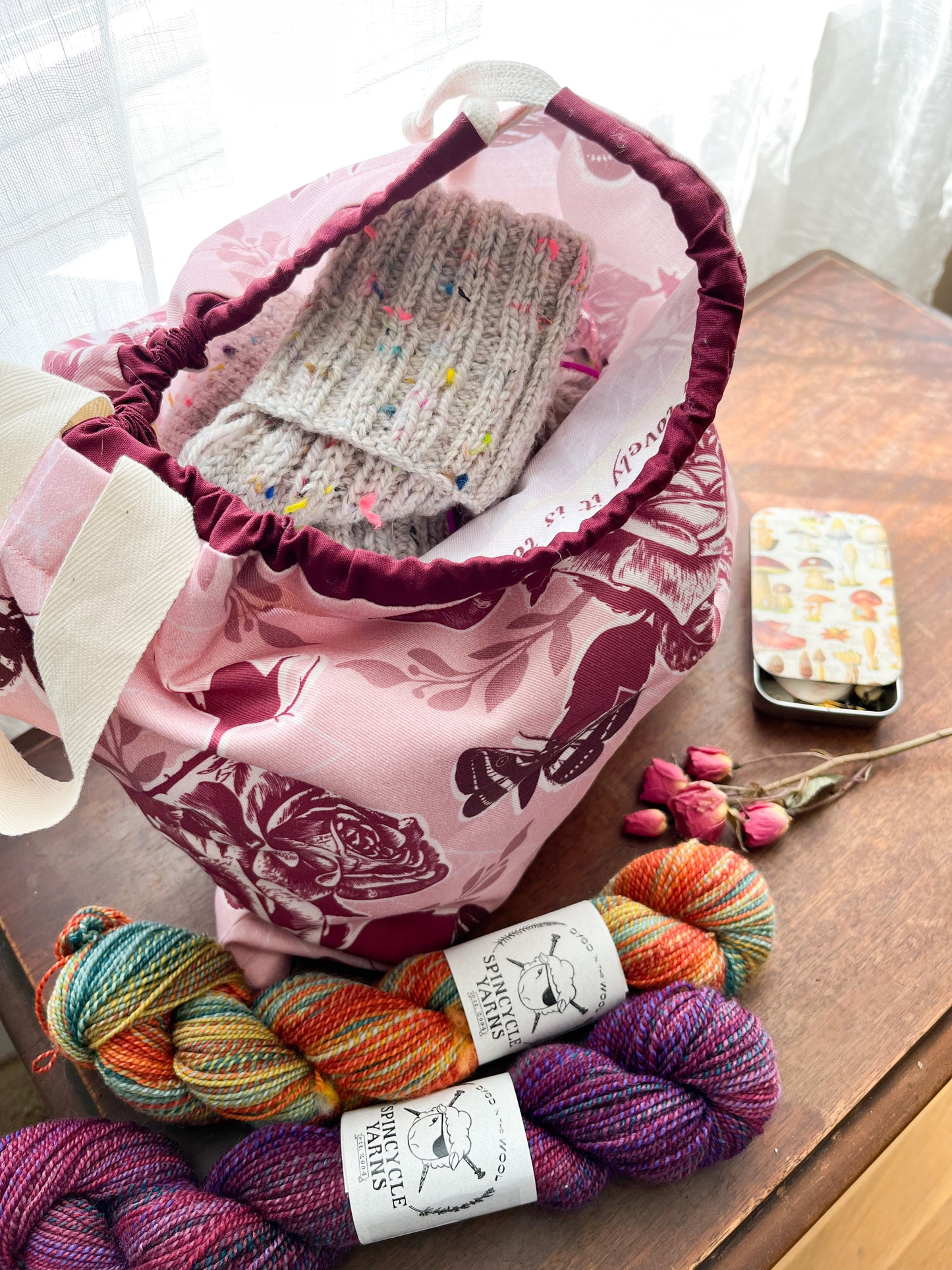 LIMITED EDITION! Litha Midsummer Project Bags by Home Row Handcraft