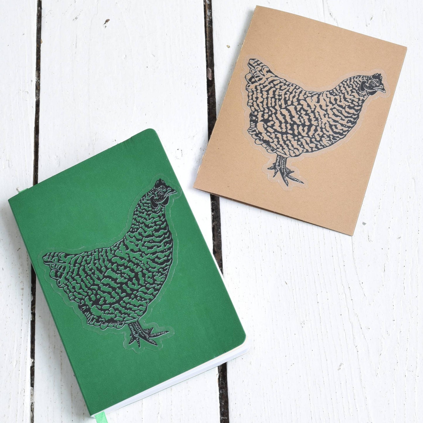 Chicken Stickers - Vinyl Decal - 4" Wide