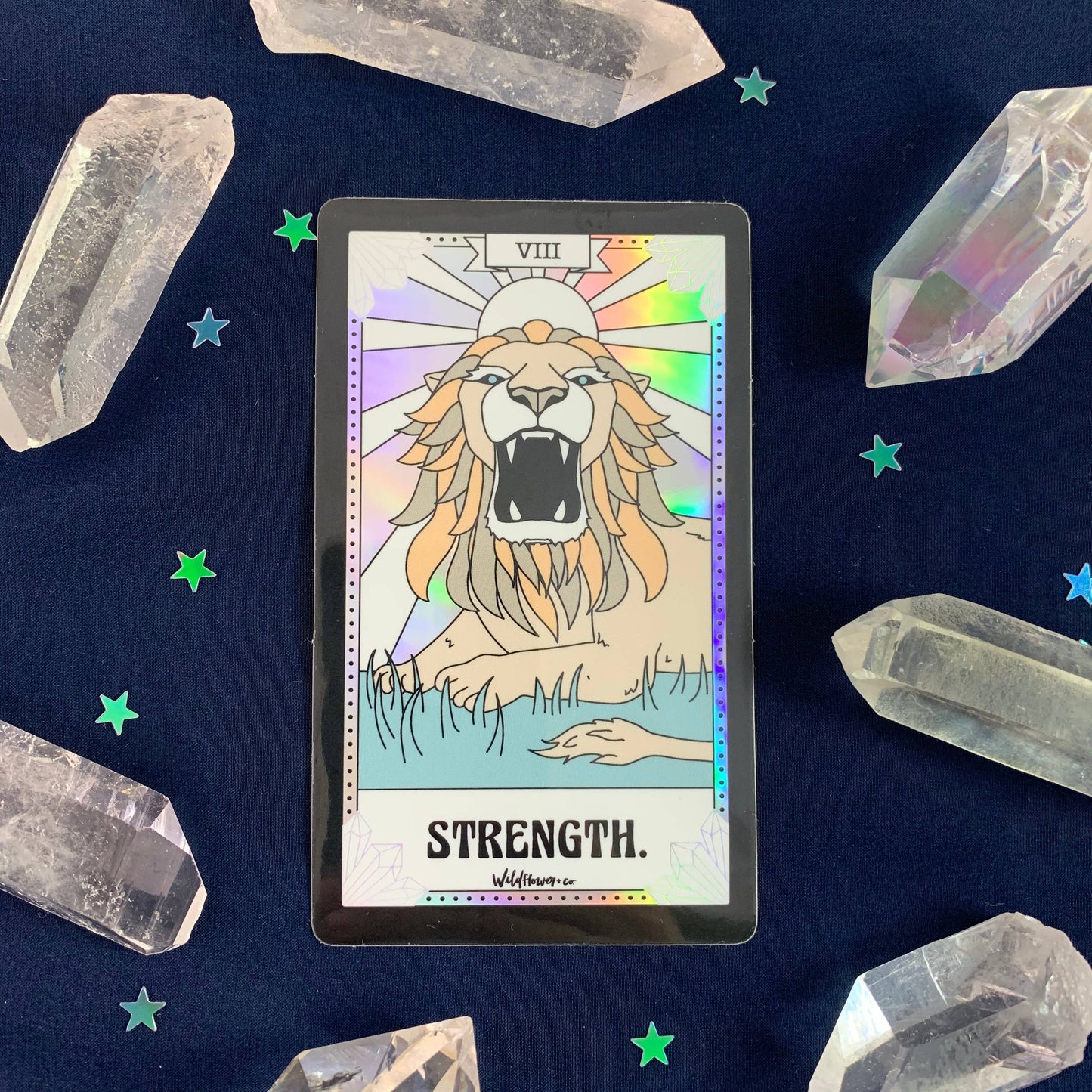 Strength Tarot Card Sticker